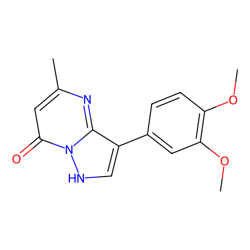 3-(3,4-Dimethoxyphenyl)-5-methylpyrazolo[1,5-a]pyrimidin-7-ol structure