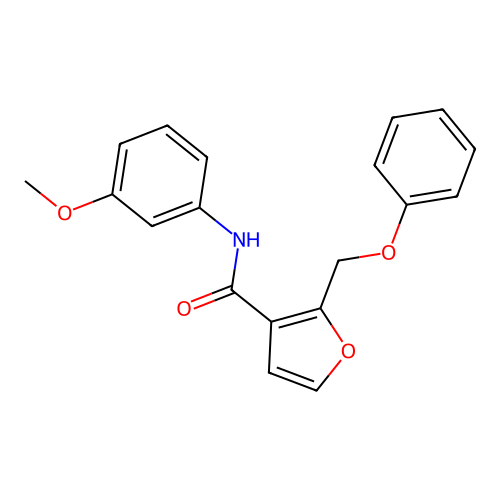 N-(3-methoxyphenyl)-2-(phenoxymethyl)furan-3-carboxamide structure