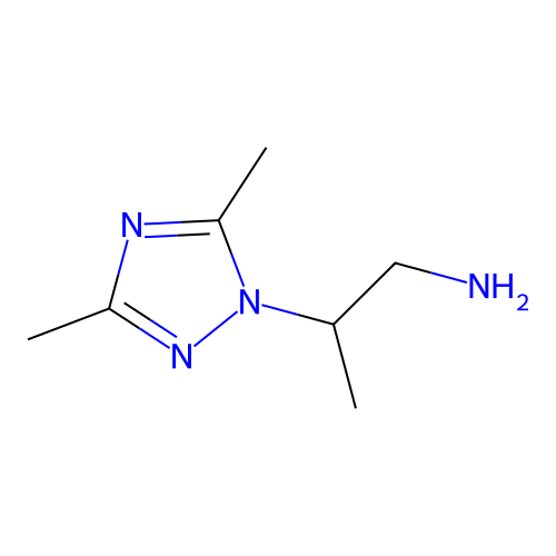 2-(3,5-Dimethyl-[1,2,4]triazol-1-yl)-propylamine structure