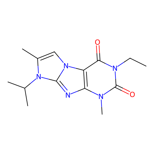 2-Ethyl-4,7-dimethyl-6-propan-2-ylpurino[7,8-a]imidazole-1,3-dione structure