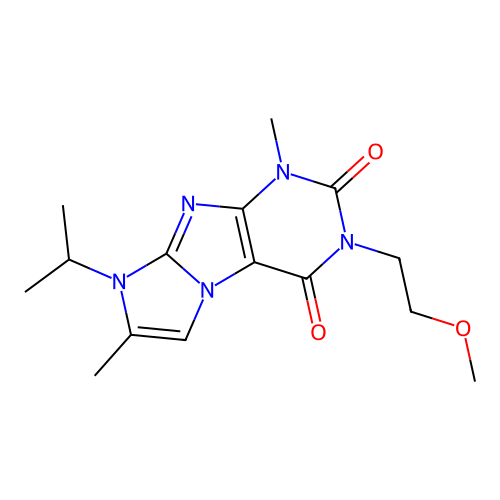 2-(2-Methoxyethyl)-4,7-dimethyl-6-propan-2-ylpurino[7,8-a]imidazole-1,3-dione structure