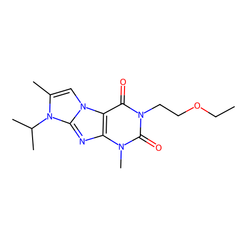 2-(2-Ethoxyethyl)-4,7-dimethyl-6-propan-2-ylpurino[7,8-a]imidazole-1,3-dione structure