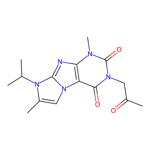 4,7-Dimethyl-2-(2-oxopropyl)-6-propan-2-ylpurino[7,8-a]imidazole-1,3-dione structure