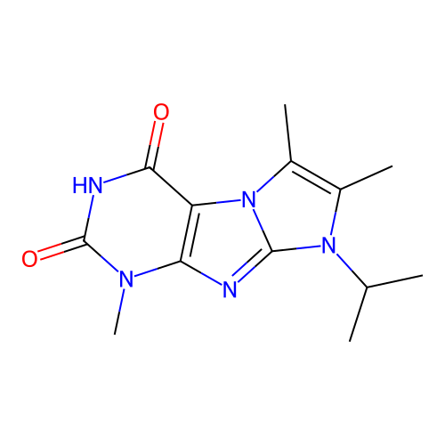 4,7,8-Trimethyl-6-propan-2-ylpurino[7,8-a]imidazole-1,3-dione structure