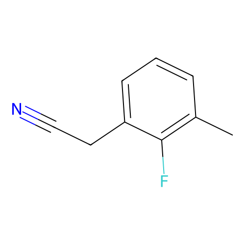 2-(2-Fluoro-3-methylphenyl)acetonitrile structure