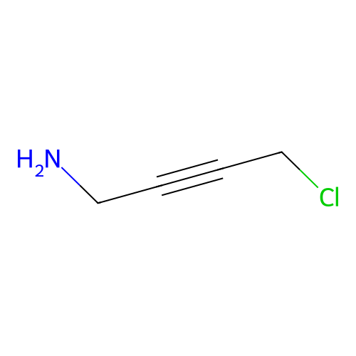 4-Chlorobut-2-yn-1-amine structure
