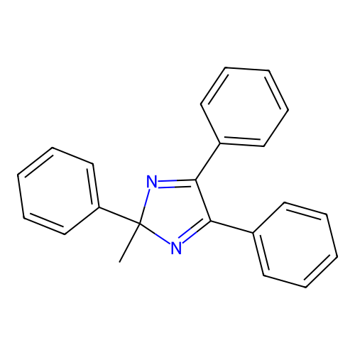 2-Methyl-2,4,5-triphenyl-2H-imidazole structure