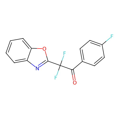 2-(1,3-Benzoxazol-2-yl)-2,2-difluoro-1-(4-fluorophenyl)ethanone structure