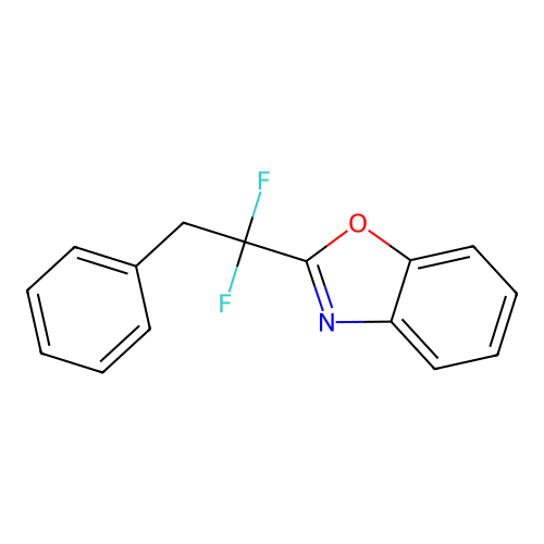 Benzoxazole, 2-[1,1-difluoro-2-(phenyl)ethyl]- structure