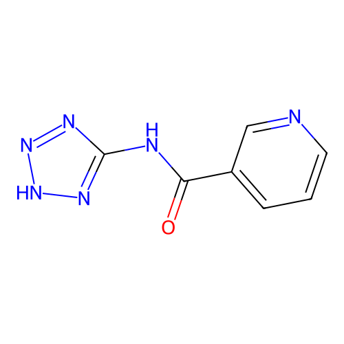 N-(2H-tetrazol-5-yl)pyridine-3-carboxamide structure