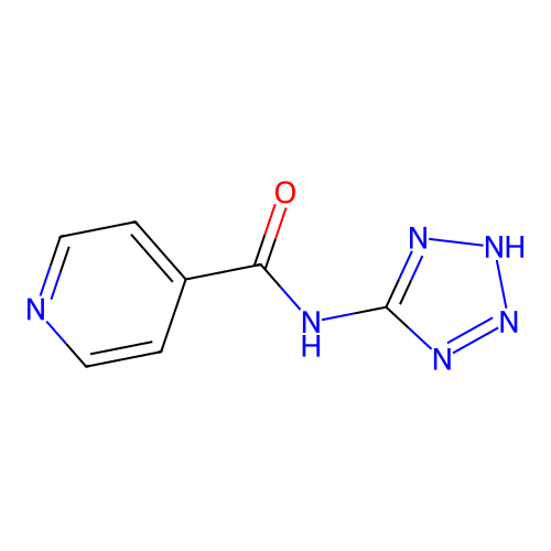 N-(2H-tetrazol-5-yl)pyridine-4-carboxamide structure