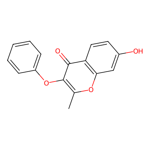 4H-1-Benzopyran-4-one, 7-hydroxy-2-methyl-3-phenoxy- structure