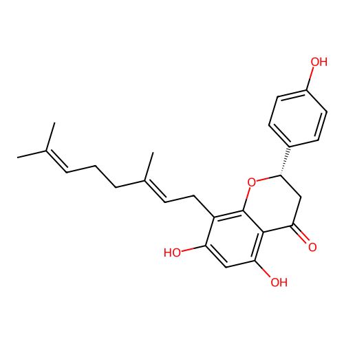 Sophoraflavanone A structure