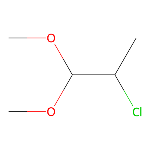 2-Chloropropionaldehyde dimethyl acetal structure
