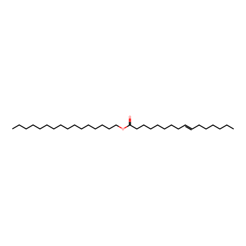 Hexadecyl hexadec-9-enoate structure