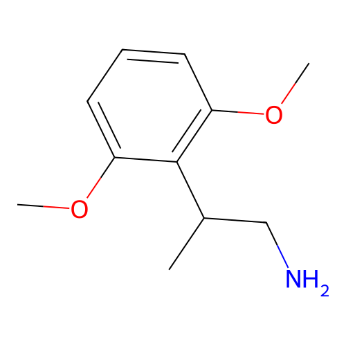 2-(2,6-Dimethoxyphenyl)propan-1-amine structure