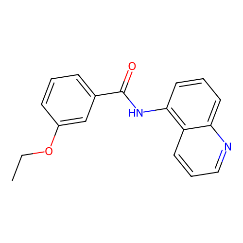 3-ethoxy-N-(quinolin-5-yl)benzamide structure