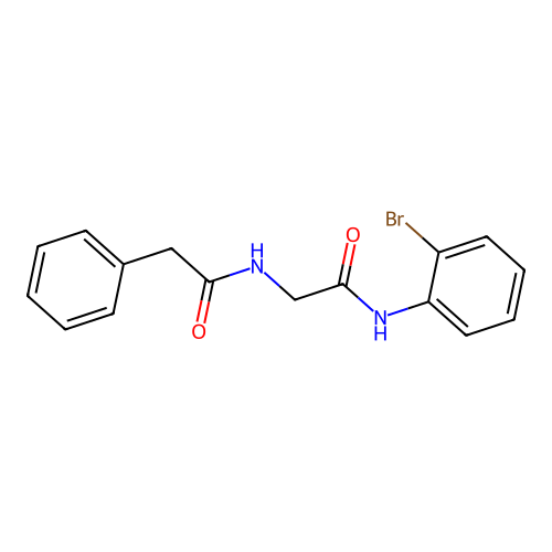 N-[2-(2-bromoanilino)-2-oxoethyl]-2-phenylacetamide structure