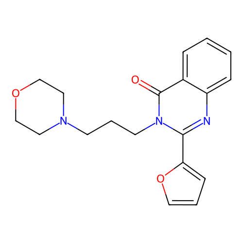 2-(furan-2-yl)-3-[3-(morpholin-4-yl)propyl]quinazolin-4(3H)-one structure
