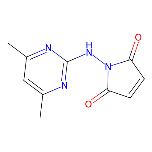 1-[(4,6-Dimethylpyrimidin-2-yl)amino]pyrrole-2,5-dione structure