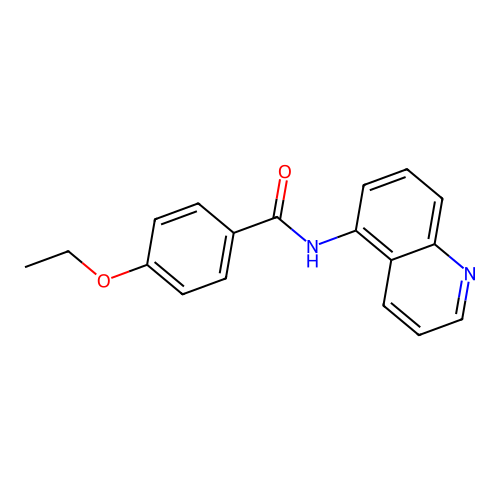 4-ethoxy-N-(quinolin-5-yl)benzamide structure