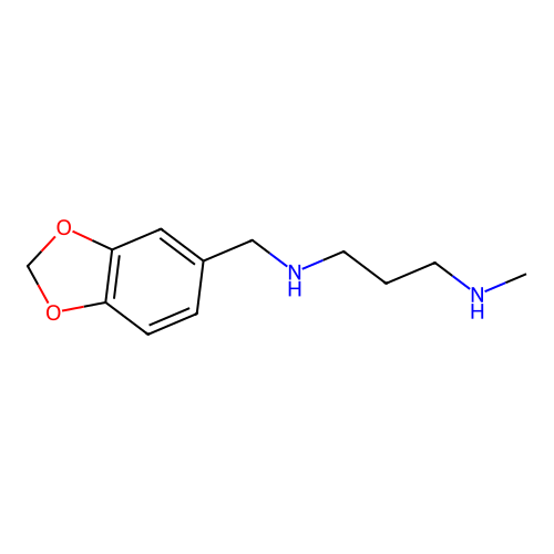 N-(1,3-benzodioxol-5-ylmethyl)-N'-methylpropane-1,3-diamine structure