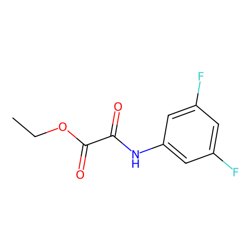 Ethyl [(3,5-difluorophenyl)amino](oxo)acetate structure