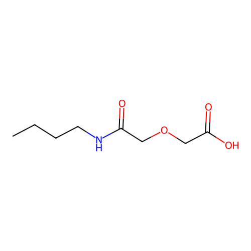 [2-(Butylamino)-2-oxoethoxy]acetic acid structure