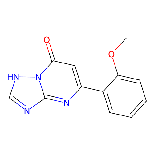 5-(2-methoxyphenyl)[1,2,4]triazolo[1,5-a]pyrimidin-7(4H)-one structure