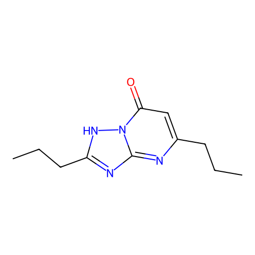 2,5-Dipropyl[1,2,4]triazolo[1,5-a]pyrimidin-7-ol structure
