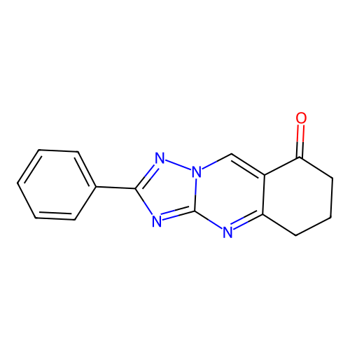 2-phenyl-6,7-dihydro[1,2,4]triazolo[5,1-b]quinazolin-8(5H)-one structure