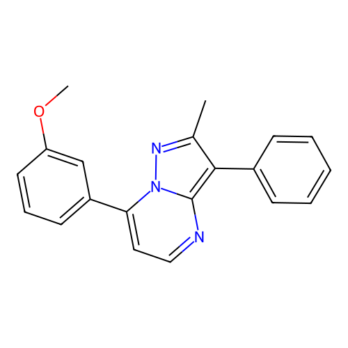 7-(3-Methoxyphenyl)-2-methyl-3-phenylpyrazolo[1,5-a]pyrimidine structure