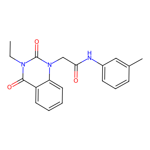 2-(3-ethyl-2,4-dioxo-3,4-dihydroquinazolin-1(2H)-yl)-N-(3-methylphenyl)acetamide structure