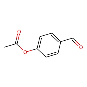 Benzaldehyde, 4-(acetyloxy)- structure