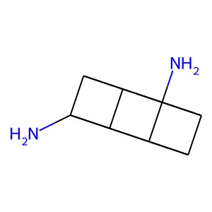 1,4-Cubanediyldiammonium structure