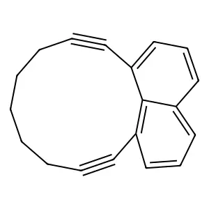 Naphtho(1,8',8:c,d)cyclododeca-1,6-diyne structure