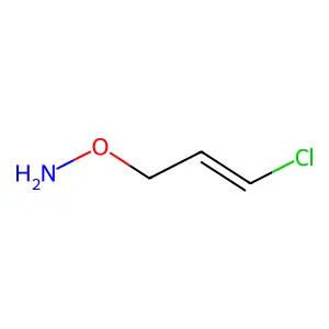O-((2E)-3-氯-2-丙烯-1-基)羟胺 structure