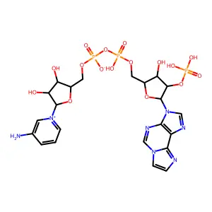 3-Aminopyridine-1,N(6)-ethenoadenine dinucleotide phosphate structure