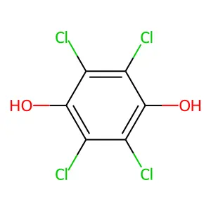Tetrachloro-p-hydroquinone structure