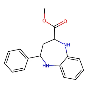 Methyl 4-phenyl-2,3,4,5-tetrahydro-1H-1,5-benzodiazepine-2-carboxylate structure