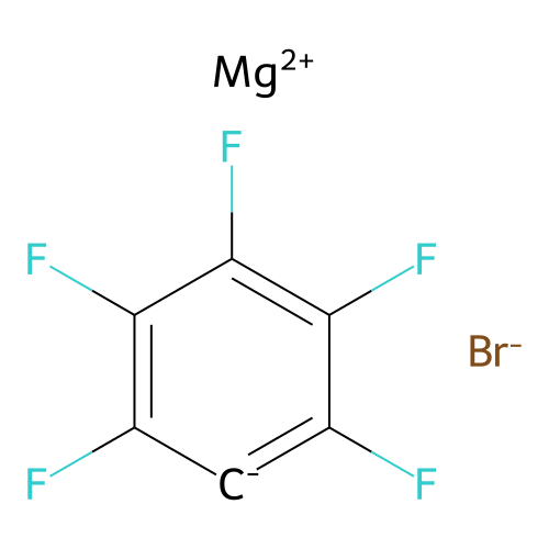 Magnesium, bromo(pentafluorophenyl)- structure