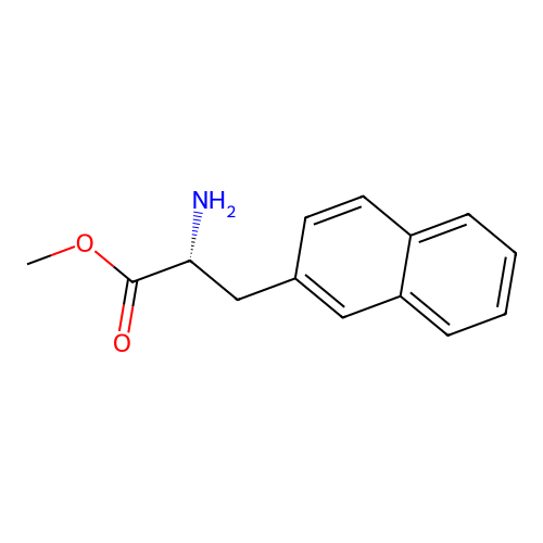 (R)-Methyl 2-amino-3-(naphthalen-2-yl)propanoate structure