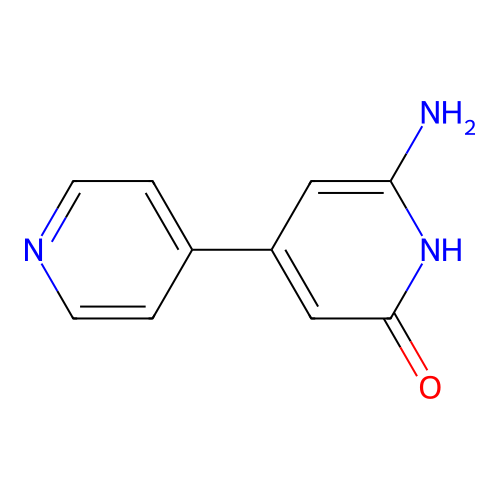 6-amino-4-pyridin-4-yl-1H-pyridin-2-one structure
