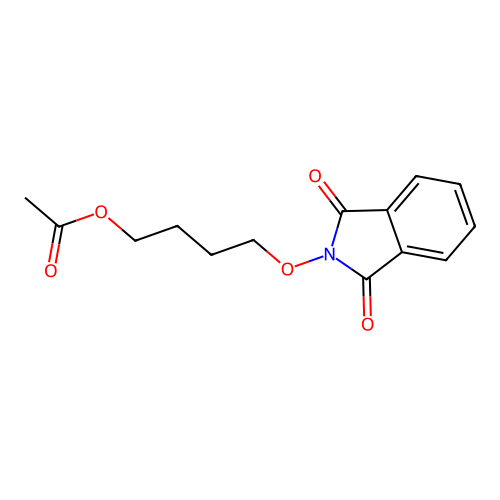 1H-Isoindole-1,3(2H)-dione, 2-[4-(acetyloxy)butoxy]- structure