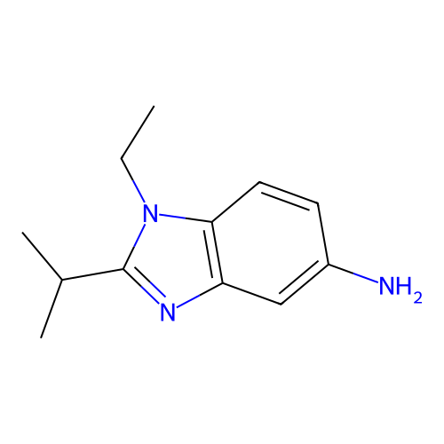 1-Ethyl-2-isopropyl-1H-benzoimidazol-5-ylamine structure