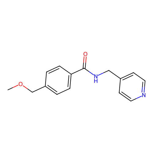 4-(methoxymethyl)-N-(pyridin-4-ylmethyl)benzamide structure