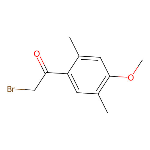 2-Bromo-1-(4-methoxy-2,5-dimethyl-phenyl)-ethanone structure