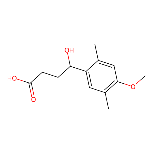 4-Hydroxy-4-(4-methoxy-2,5-dimethylphenyl)butanoic acid structure