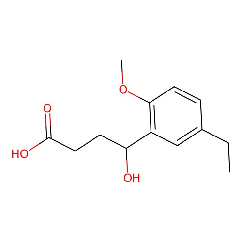4-(5-Ethyl-2-methoxyphenyl)-4-hydroxybutanoic acid structure