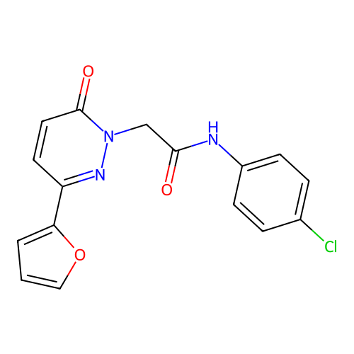 N-(4-chlorophenyl)-2-(3-(furan-2-yl)-6-oxopyridazin-1(6H)-yl)acetamide structure